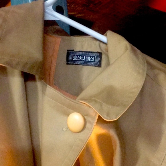 Womens trench coat beige - Picture 2 of 2